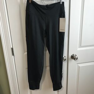 Fleece Lined Track Pant w Zip Pockets